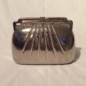 Vintage silver evening bag