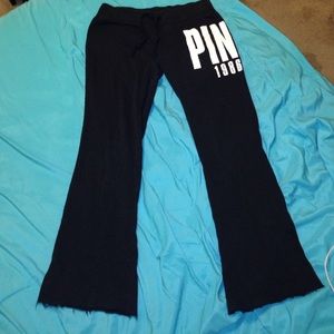 Black VS Pink sweatpants