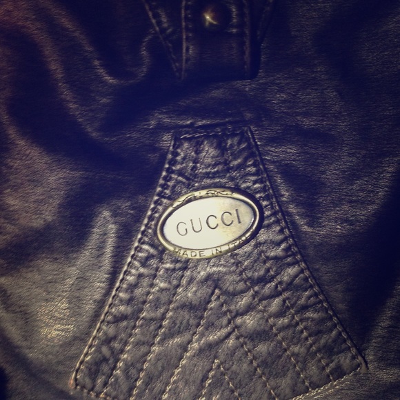 Big Gucci handbag purse made in Italy .