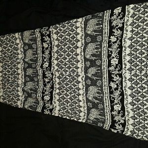 Elephant Print Maxi Skirt