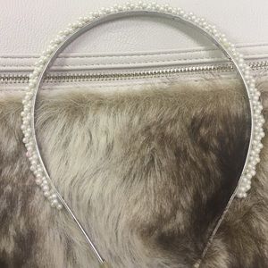 So Blair pearl headband.