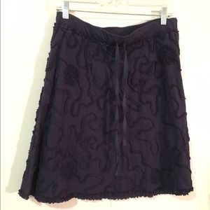 Max Studio navy blue knee-length skirt