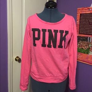 Girl's crew neck Pink sweater