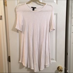 White Short Sleeved Dress