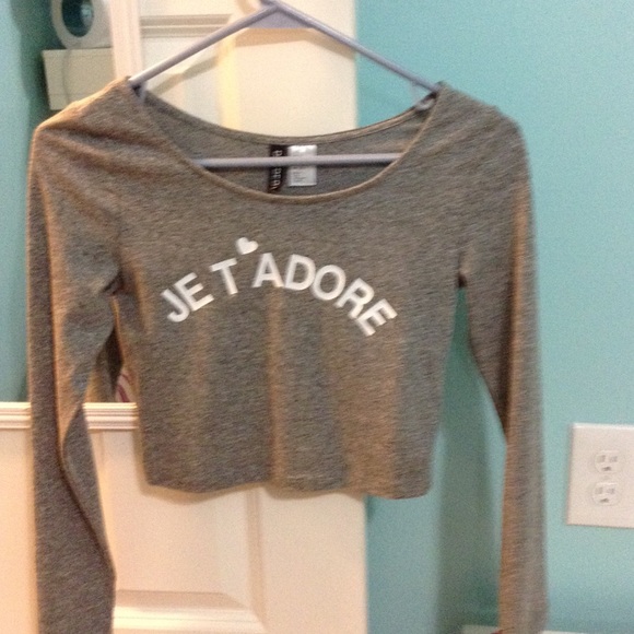 H&M Jet adore crop top