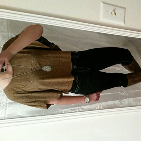 Flowy brown top