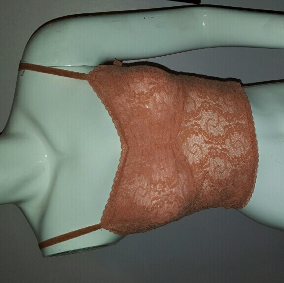 Pink Lace Cropped Cami