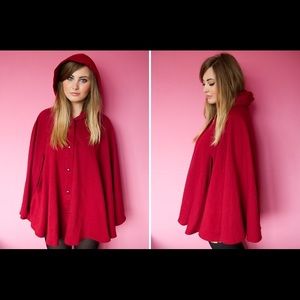 American Apparel Red Cape
