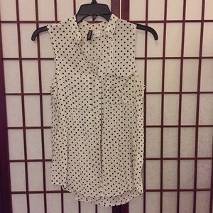 H&M polkadot blouse