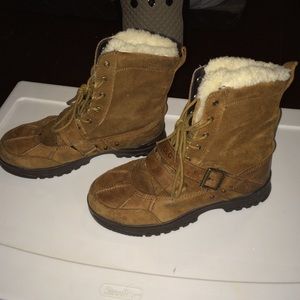 Ralph Lauren Fur Polo Boots