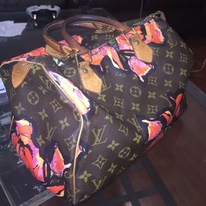 Stephen Sprouse Roses LV Speedy 30 purse