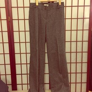 Ann Tayor Loft tweed wide trouser pants
