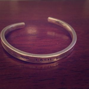 Tiffany silver bangle