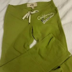 Green Hollister pants