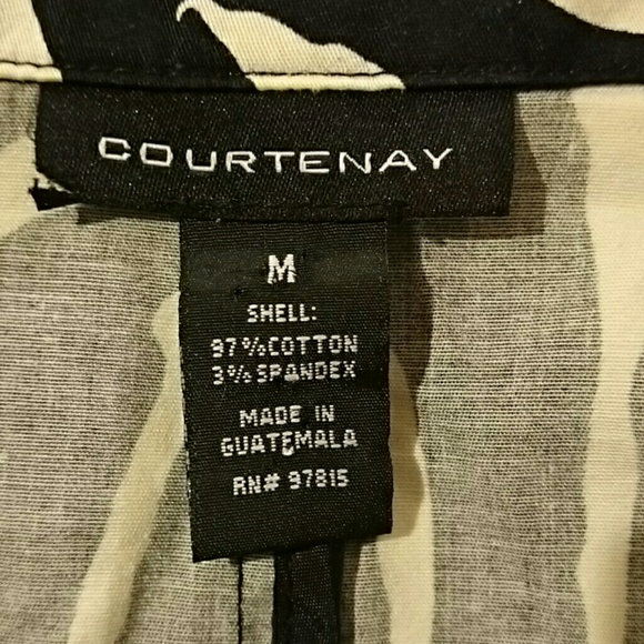 Courtenay Zebra Collared Shirt - Picture 4 of 4