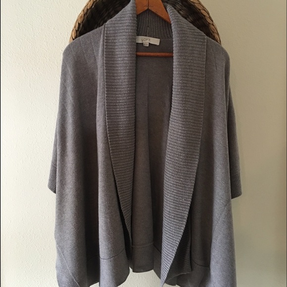 Tan Ann Taylor Loft Cardigan