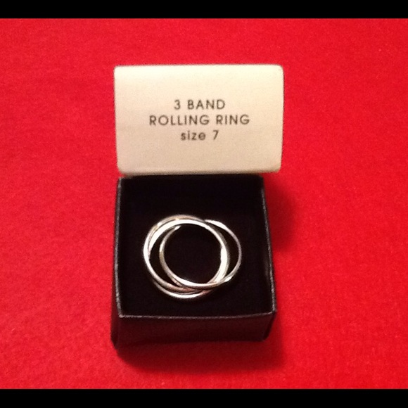 3 BAND ROLLING RING     NWOT - Picture 2 of 2