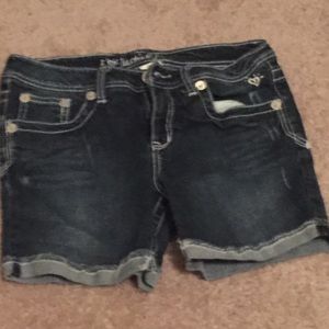 Justice denim jean shorts