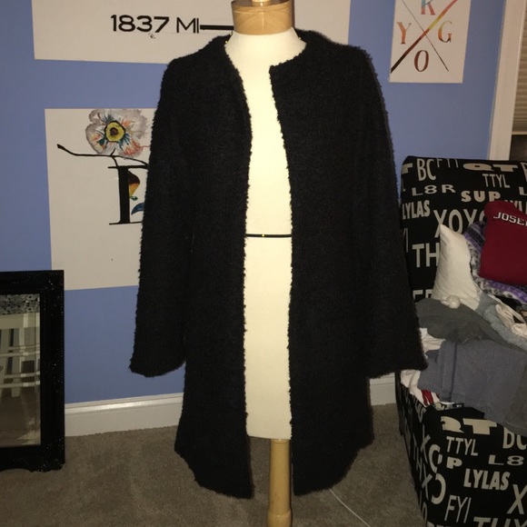 Brandy Melville black long coat