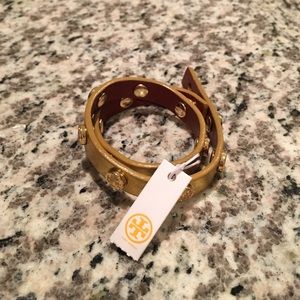 New story Burch Gold Double Wrap Bracelet