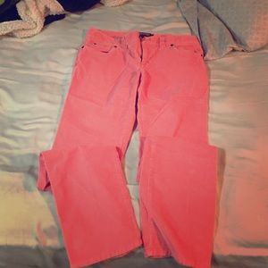 Authentic corduroy salmon size sox vine vineyard