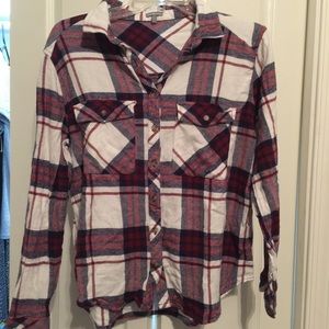 Soft Plaid Button Down Flannel