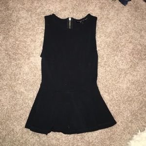 Topshop peplum top