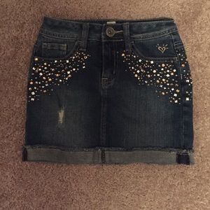 Justice Denim bejeweled Skort