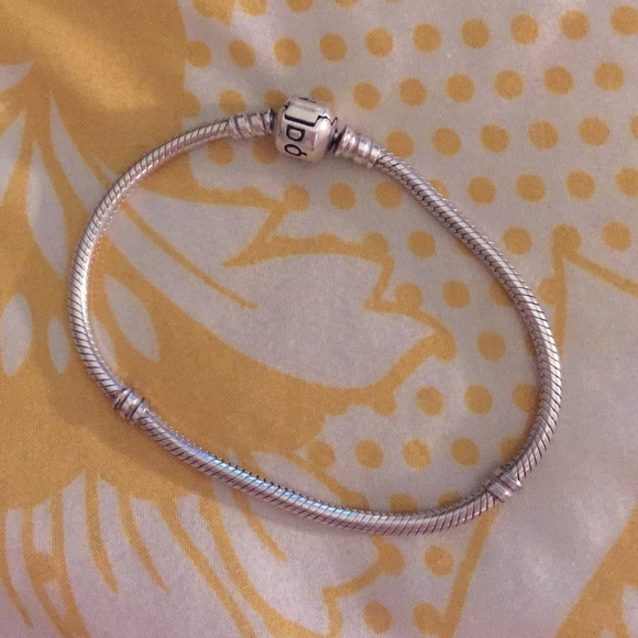 Sterling silver PANDORA bracelet