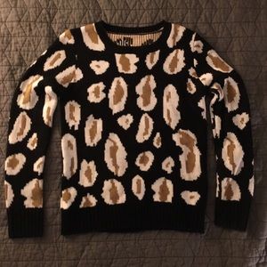 Leopard print sweater
