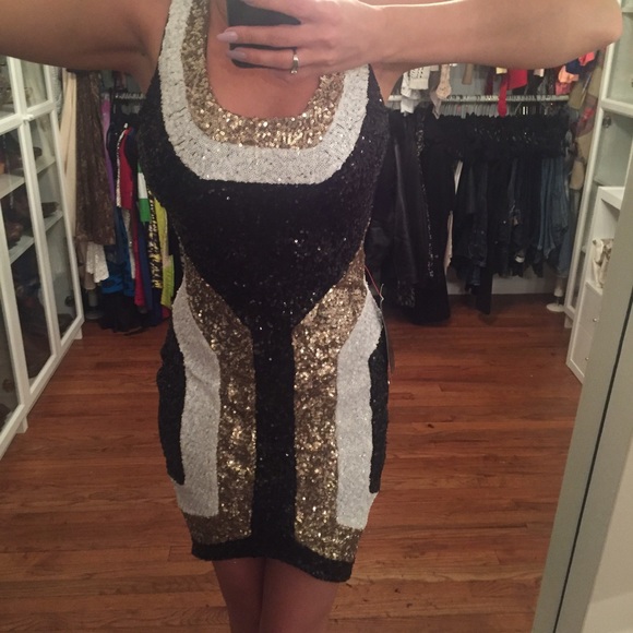 Bebe sequin dress