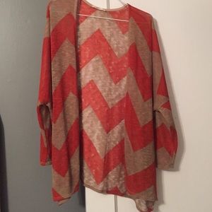 Chevron cardigan/cover up