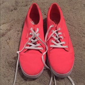 Neon pink vans