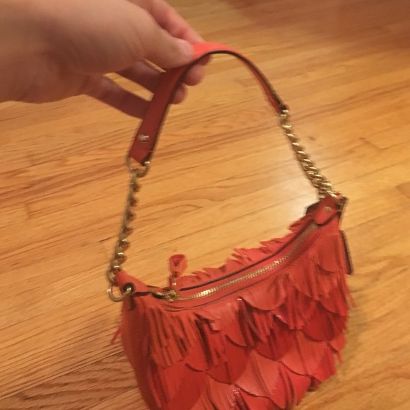 Coach poppy leather fringe bag - Picture 2 of 4