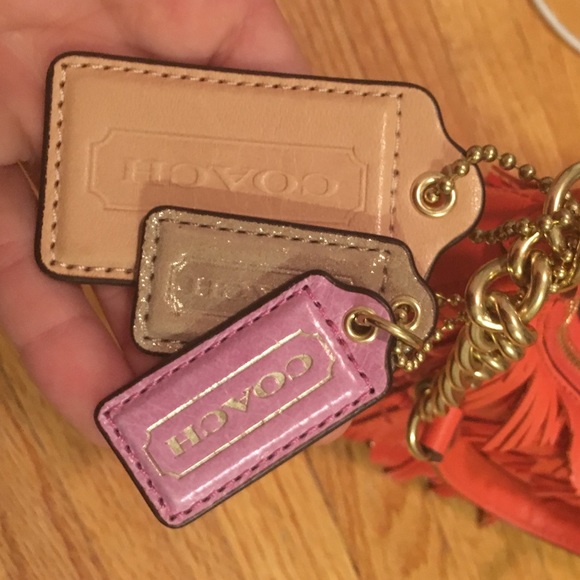 Coach poppy leather fringe bag - Picture 3 of 4