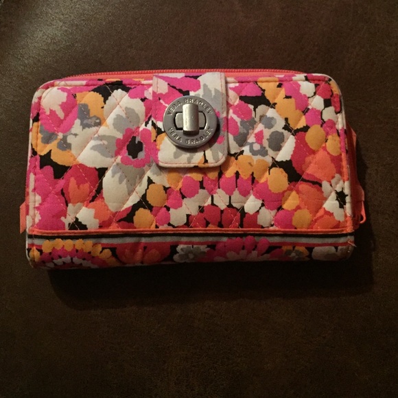 Vera Bradley tri-fold wallet.