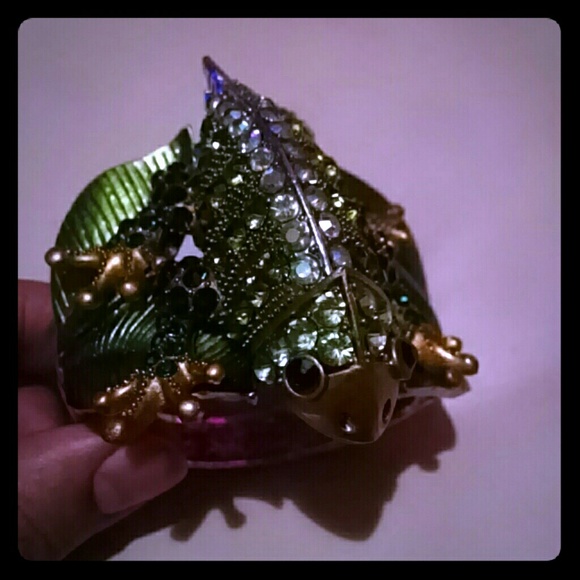 *Final Markdown* Baby Chameleon Bling Bangle