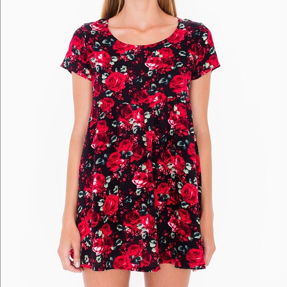 American Apparel Rose Babydoll Dress