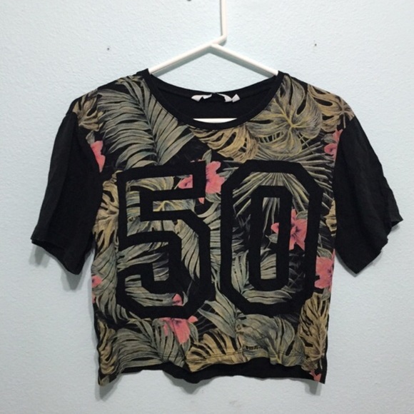 SOLD Tropical Baseball Tee - Picture 2 of 4