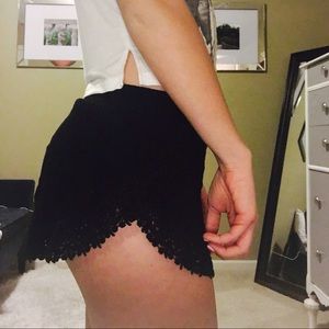 Black shorts from Tilly's