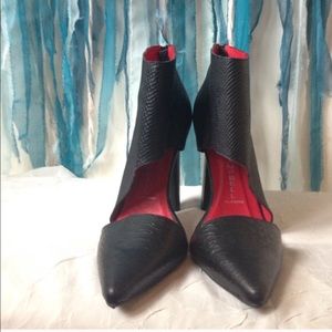 Black 4 inch heels. By Jeffery Campbell Barnes.