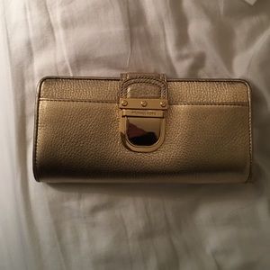 Michael Kors gold wallet
