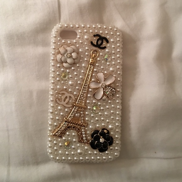 Cute Pearl embellished I phone 4 case