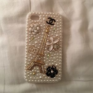 Cute Pearl embellished I phone 4 case