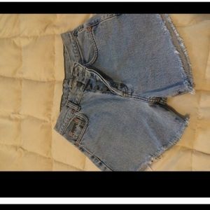 High waist Jean shorts