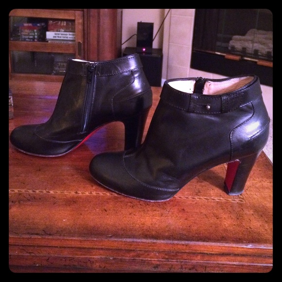 Christian Louboutin Black Booties