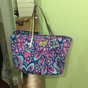 Lilly Pultizer Reel Me In tote
