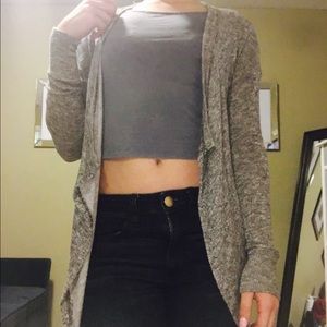 Gray cardigan from American Eagle