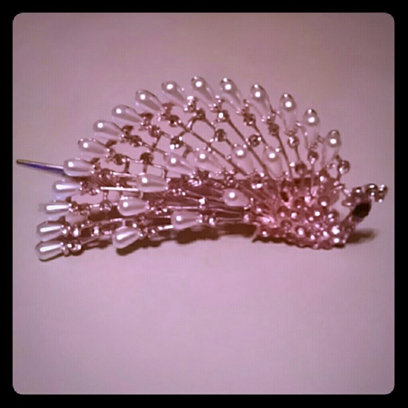 Peacock Hair Pin