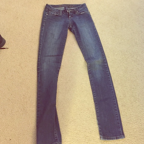 Sexy low-ride jeans,skinny jeans